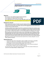 4-5-1 - Lab - Connect Laptop or Computer to Console Port