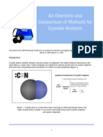 An Overview and Comparison of Methods For Cyanide Analysis 2009