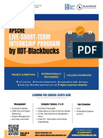 IIDT Short Term Internship Poster