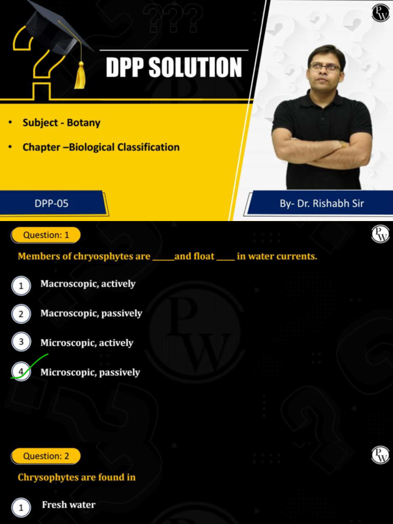 64ba3d5c1f5ad20018ad1c25 Biological Classification Dpp 05 Solution