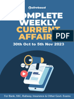 Weekly Current Affairs (30th October To 5th November 2023) 1713333144143 OB