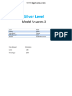 B3 Silver Level Model Answers IGCSE9 1 MA 1