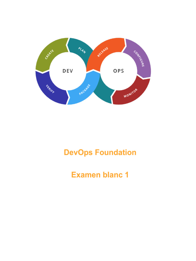 Examen blanc DevOps Foundation | PDF | Secteur d'activité du logiciel ...