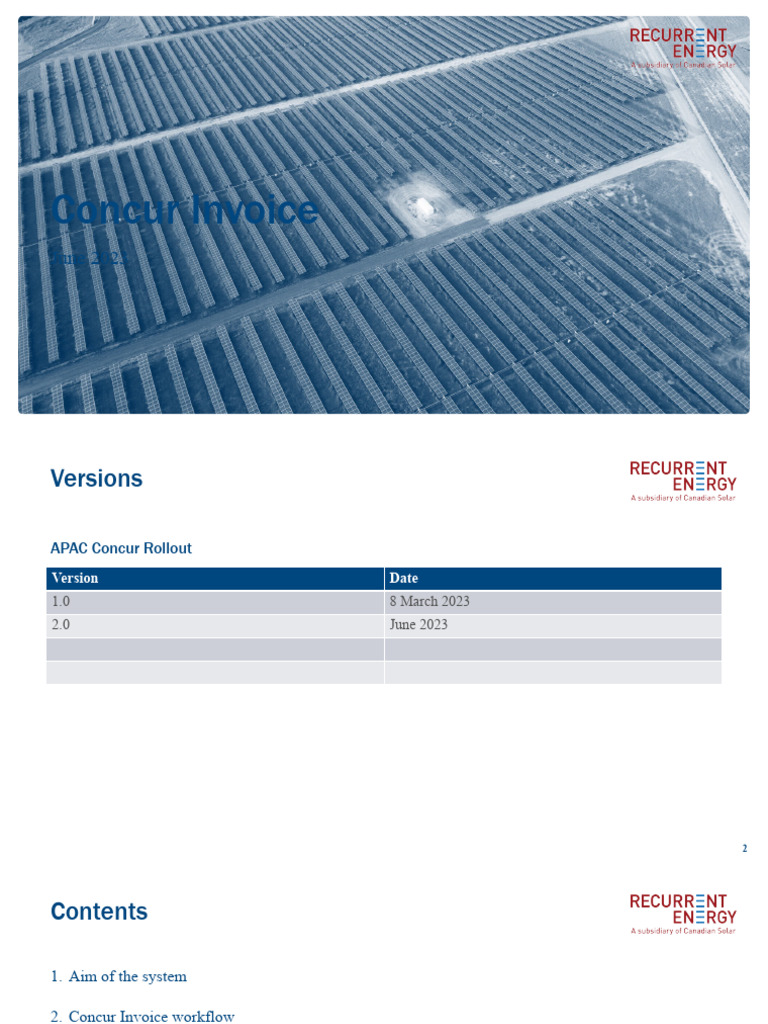 Concur Invoice Workflow Guide | PDF | Finance & Money Management
