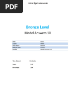 C10 Bronze Level Model Answers IGCSE9 1 MA 1