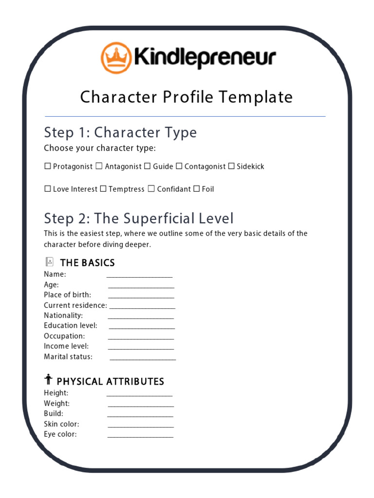 Character Profiling PDF Extraversion And Introversion Family