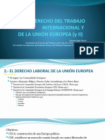 Tema 3b El Derecho Del Trabajo Internacional y de La Ue