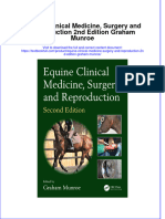 [Download pdf] Equine Clinical Medicine Surgery And Reproduction 2Nd Edition Graham Munroe online ebook all chapter pdf 