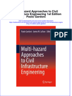 (Download PDF) Multi Hazard Approaches To Civil Infrastructure Engineering 1St Edition Paolo Gardoni Online Ebook All Chapter PDF