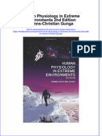 (Download PDF) Human Physiology in Extreme Environments 2Nd Edition Hanns Christian Gunga Online Ebook All Chapter PDF