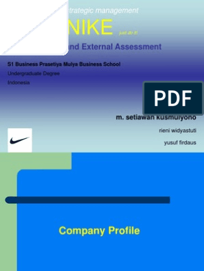 nike business profile