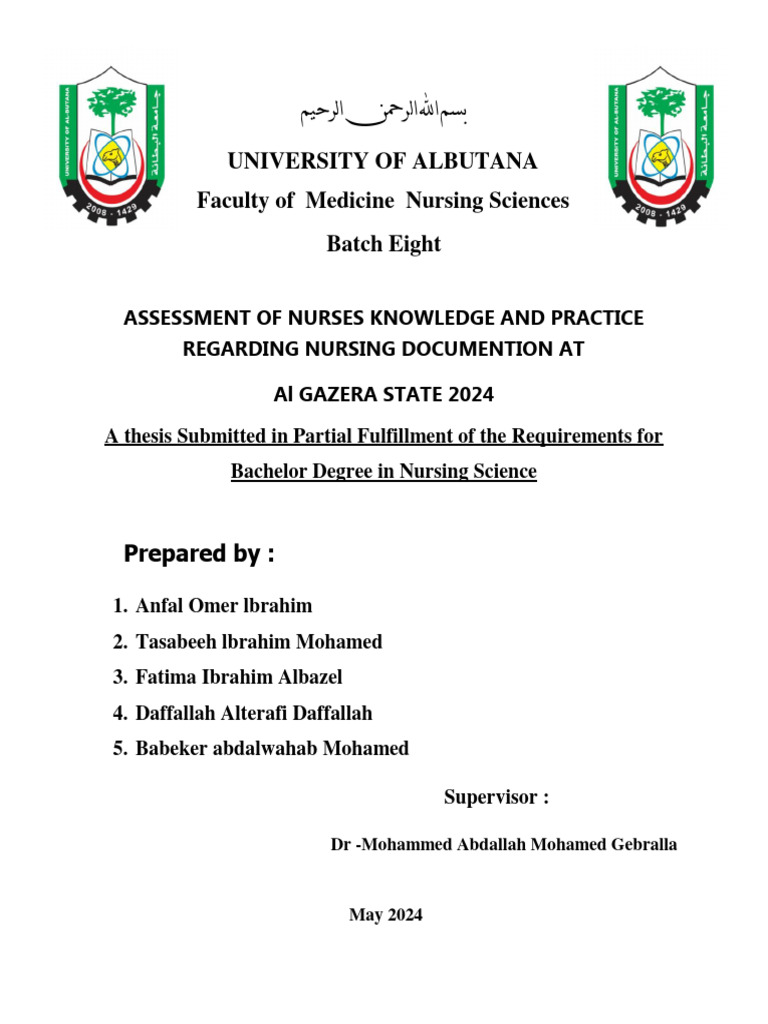 Nurses' Knowledge on Documentation 2024 | PDF | Nursing | Health Care