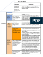 Elevator Pitch: Criterios Indicador Redacción