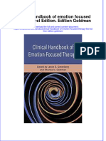(Download PDF) Clinical Handbook of Emotion Focused Therapy First Edition Edition Goldman Online Ebook All Chapter PDF