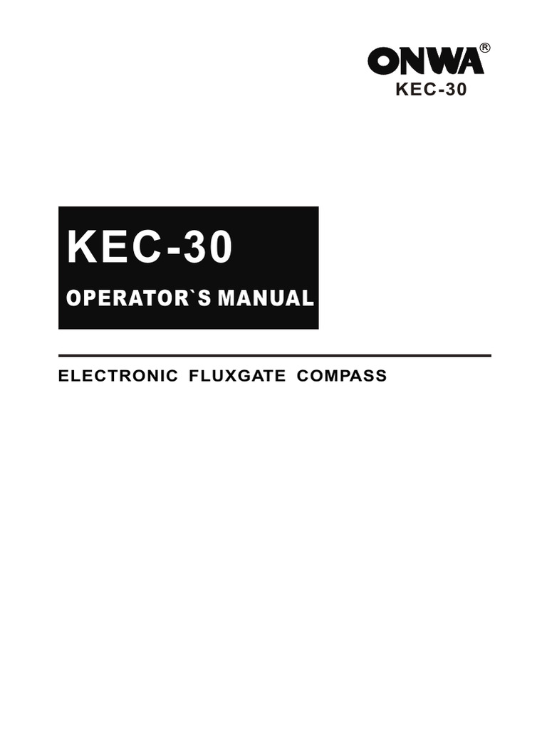 Kec-30 Ome 111020 | PDF | Compass | Magnetometer