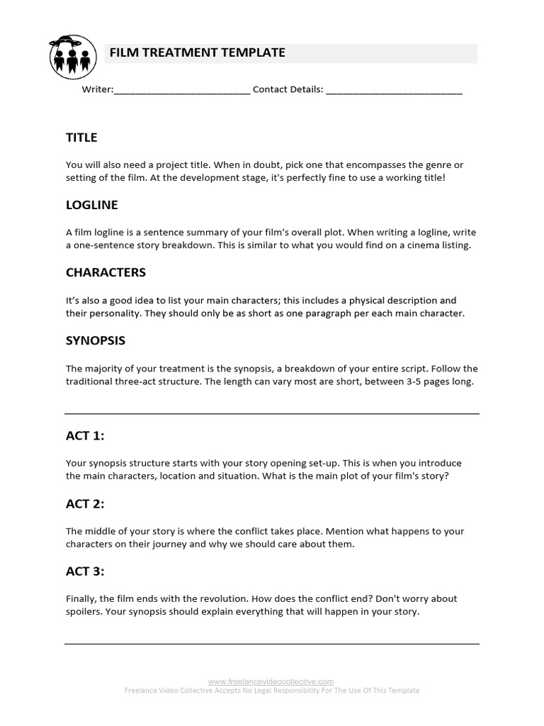 Film Treatment Guide for Filmmakers PDF Technology Engineering