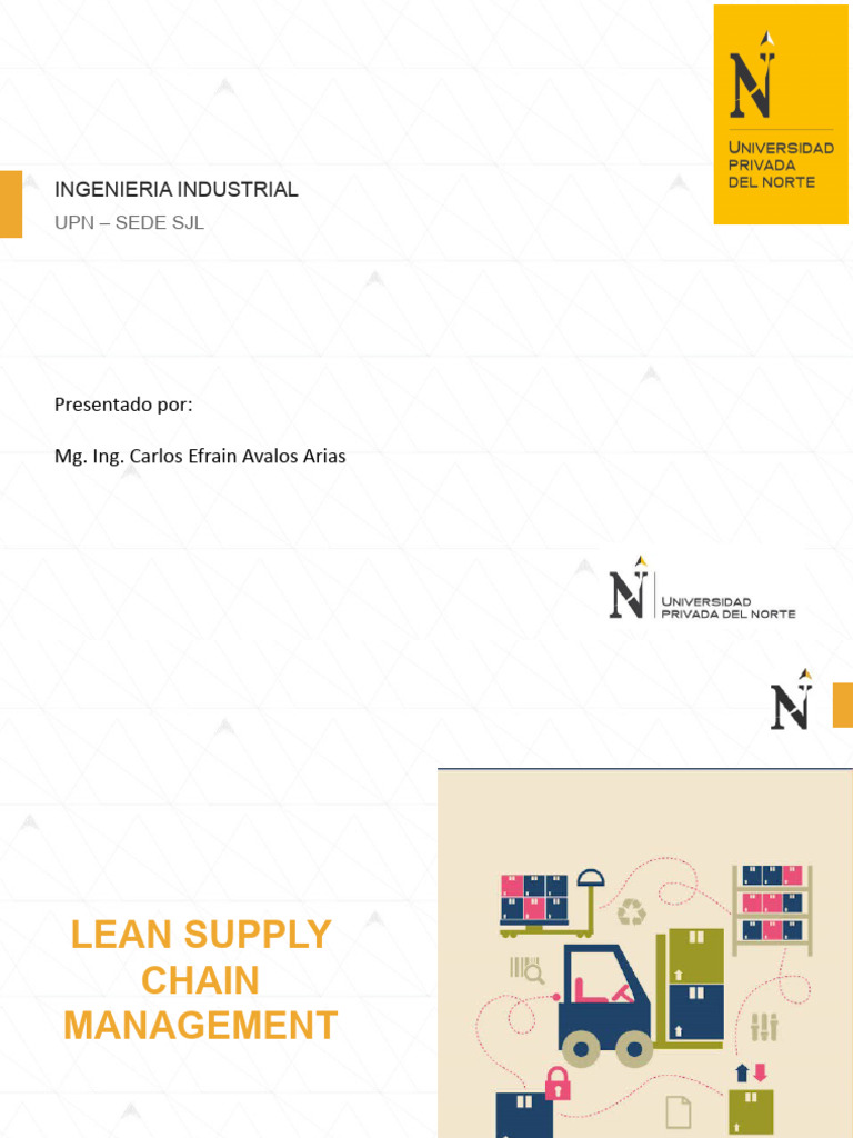 Semana 7 - Lean Supply Chain Management | PDF | Cadena de suministro ...