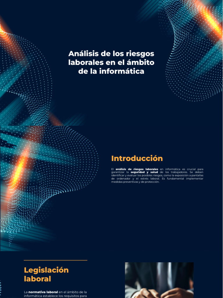Análisis de Los Riesgos Laborales en El Ámbito de La Informática | PDF ...