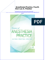 (Download PDF) Essence of Anesthesia Practice Fourth Edition Lee A Fleisher Online Ebook All Chapter PDF