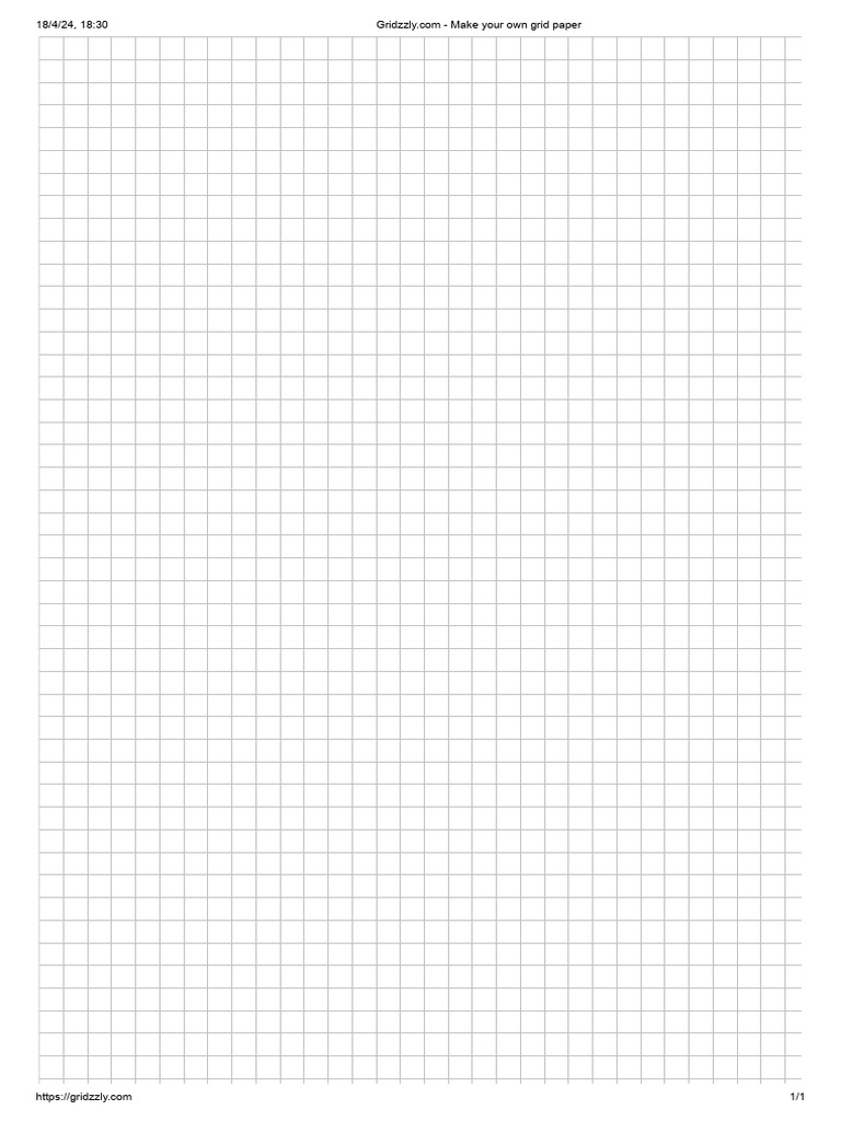 Create Custom Grid Paper Online | PDF