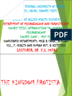 MCP 201 - The Kingdom Protista, Classification and Nomenclature of Bacteria