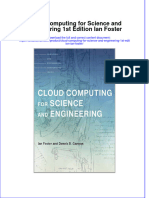 [Download pdf] Cloud Computing For Science And Engineering 1St Edition Ian Foster online ebook all chapter pdf 