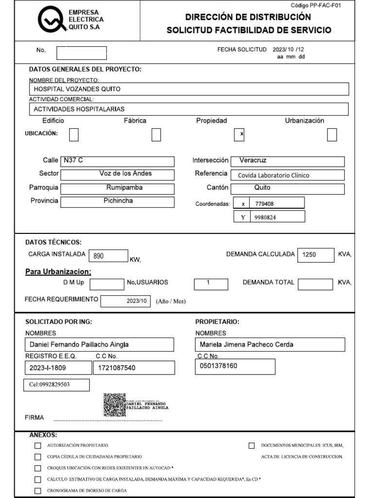 Solicitud de factibilidad hospital voz andes obs2 1 58 2 58 pdf
