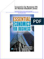 (Download PDF) Essential Economics For Business 6Th Edition John Sloman Elizabeth Jones Online Ebook All Chapter PDF