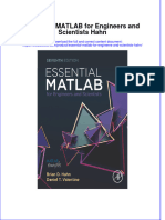 [Download pdf] Essential Matlab For Engineers And Scientists Hahn online ebook all chapter pdf 