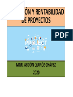 Tema 2 Valuacion y Rentabilidad de Proyectos