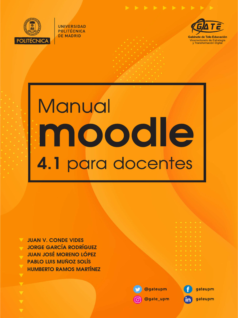 Manual Moodle 4.1 Docentes | PDF