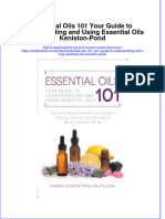 (Download PDF) Essential Oils 101 Your Guide To Understanding and Using Essential Oils Keniston Pond Online Ebook All Chapter PDF