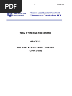 Worksheet 4 Numeric and Geometric Patterns Grade 8 Maths | PDF ...