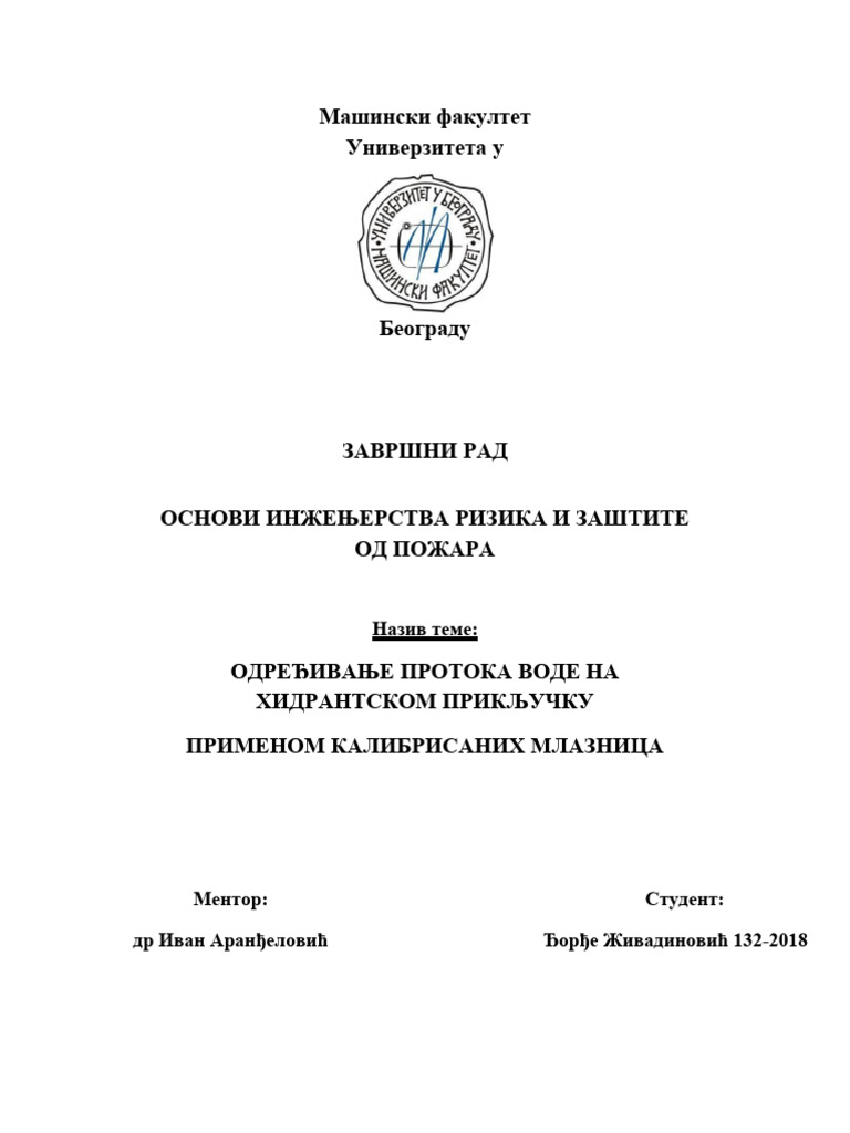 Завршни рад Ђорђе Живадиновић | PDF