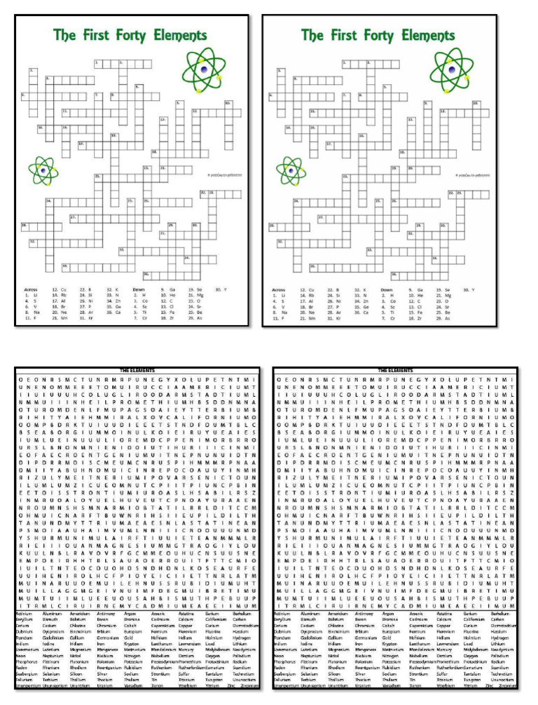 Crossword Puzzle Pdf