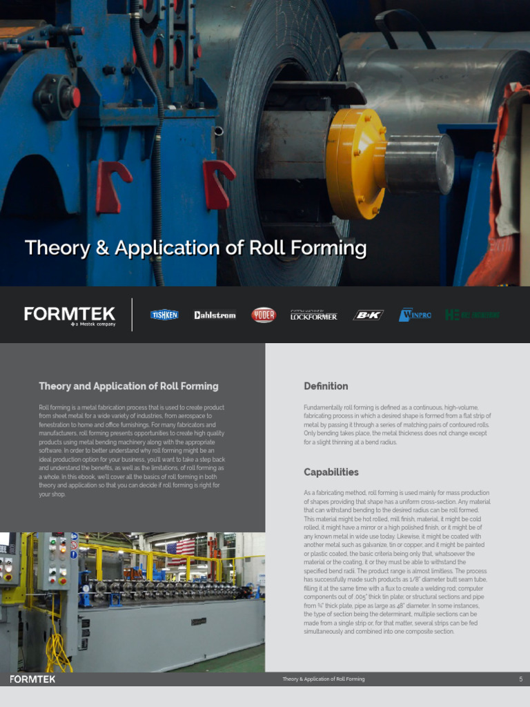 000 - EBK - Theory & Application of Roll Forming - Formtek - 2020 - v01 ...