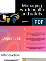 Module 8 - Managing Health and Safety