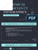 Biochemical Technician CV Infographics by Slidesgo
