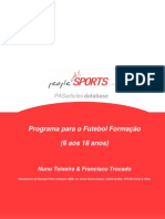 Programa para Futebol Formação (6 Aos 18 Anos)