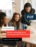 Master Universitario Formacion Profesorado 240410 Valencia PDF
