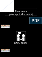 Ćwiczenia Pedagogiczne 16 Percepcja Słuchowa