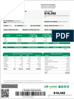 Inmomuelles Zofe Sa de CV: Concepto No. Medidor Diferencia Totales Lectura Actual Lectura Anterior