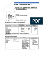 SESIÓN DE APRENDIZAJE LOS HUESOS DEL TRONCO Y EXTREMIDADES