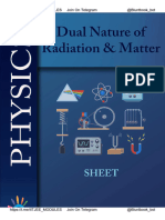 Dual Nature of Radiation and Matter