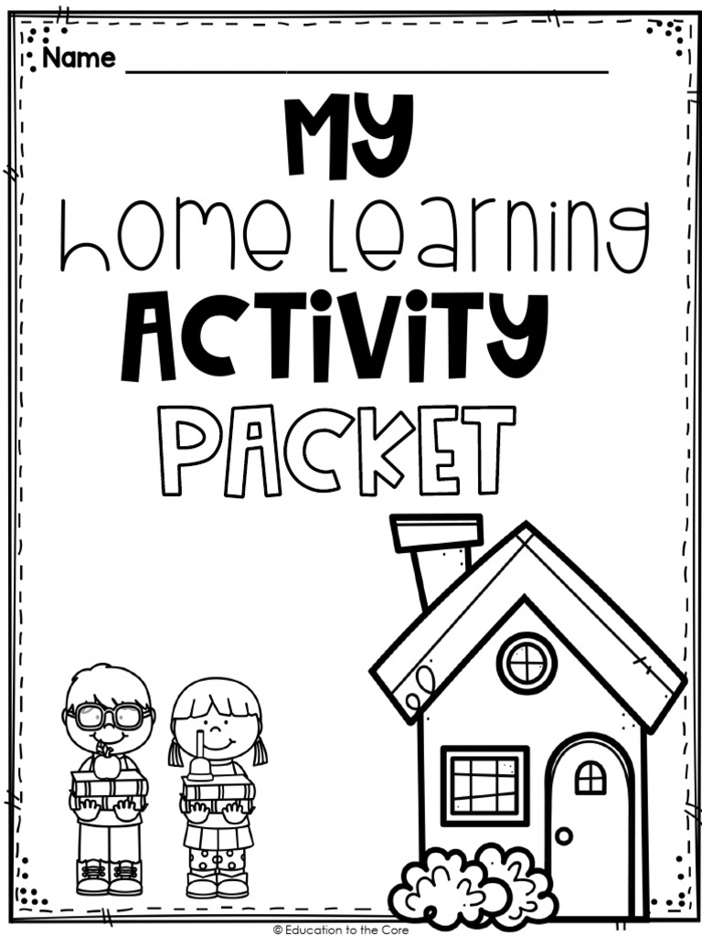 Home learning packet pdf foods farms