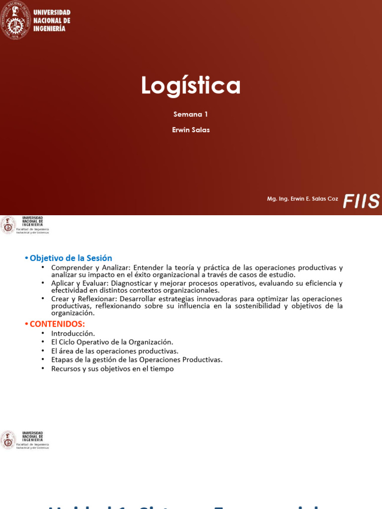 Semana 1 - Logistica | PDF | Logística | Business