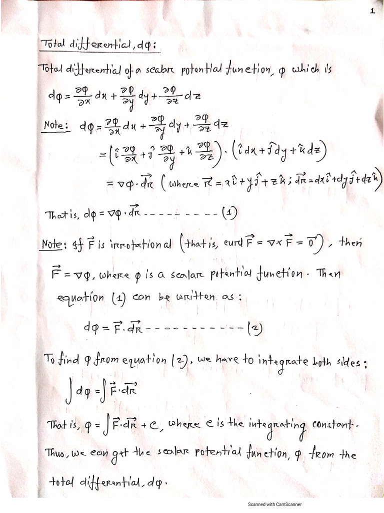 Total Differential Pdf
