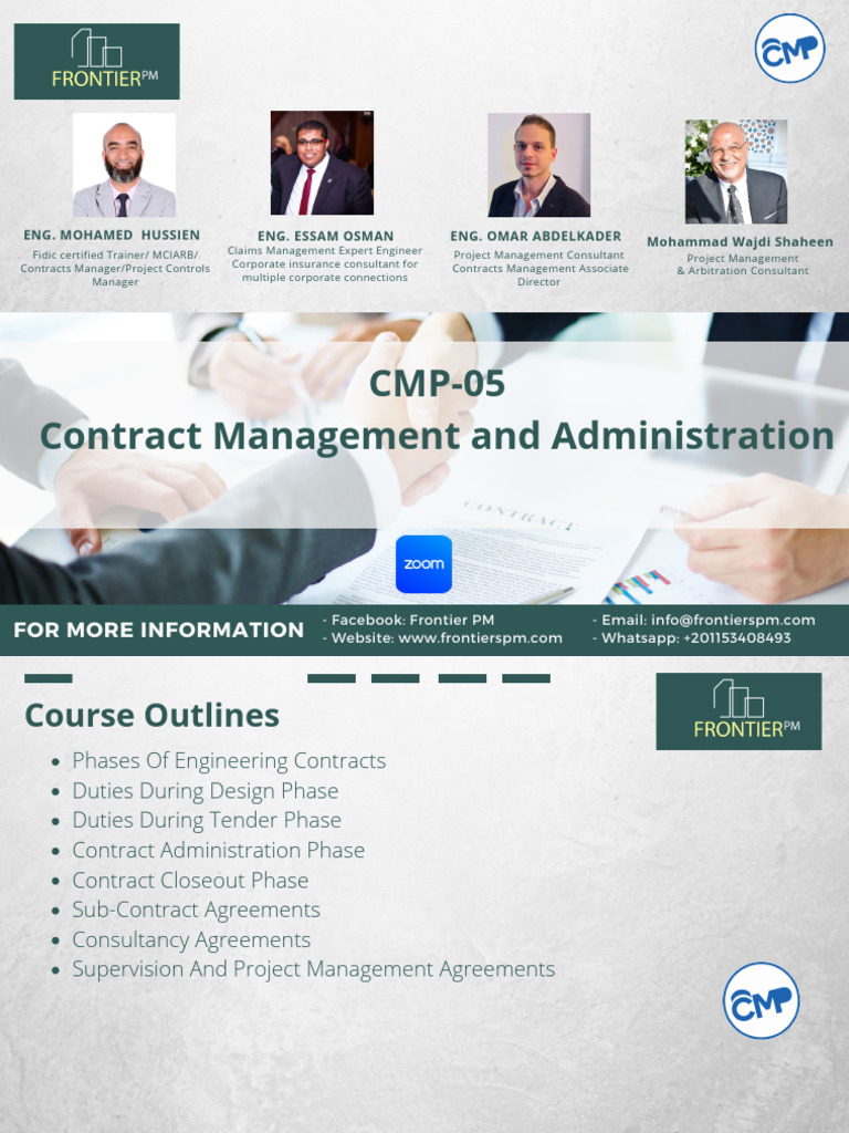 Project Management & Contract Expertise | PDF | Insurance | Project ...