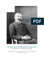 Entrevista A Ferdinand de Saussure (1) Rena