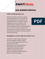 Swap Deal Business Proposal